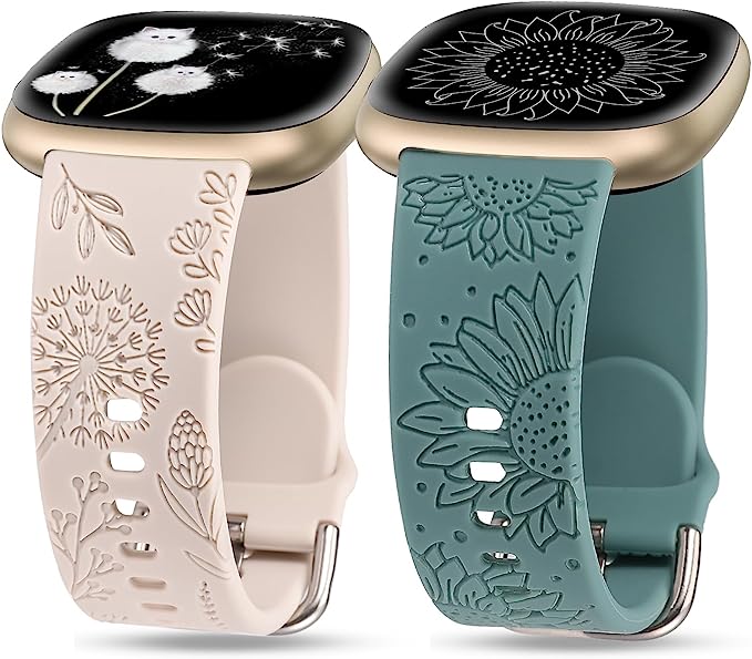 Sunflower fitbit versa sales band