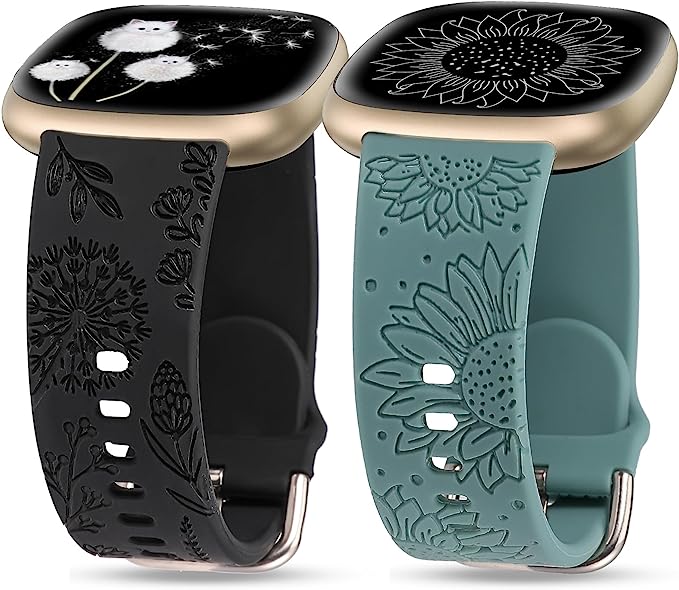 Sunflower fitbit versa on sale band