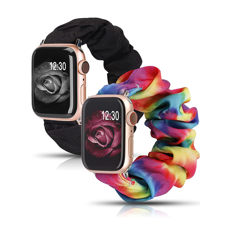 Tie dye scrunchie apple watch band hot sale