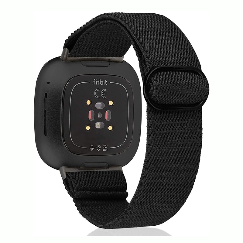 Fitbit versa black mesh hot sale band